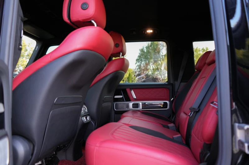 Mercedes-Benz G 63 AMG BURMESTER| RED SALON| CARBON| FULL , снимка 11 - Автомобили и джипове - 50722586
