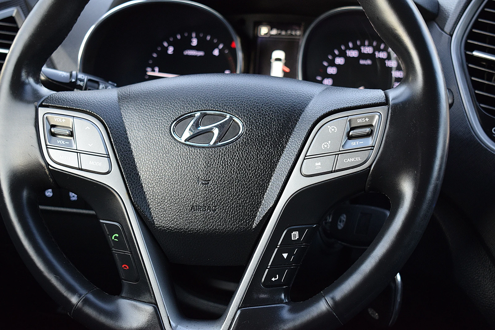 Hyundai Santa fe 2.2ШВЕЙЦАРИЯ-ДИСТРОНИК/6+ 1/КОЖА/НАВИ/КСЕНОН/КАМЕР, снимка 11 - Автомобили и джипове - 54692997