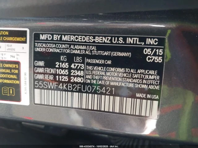 Mercedes-Benz C 300 4MATIC 2015 - изображение 9