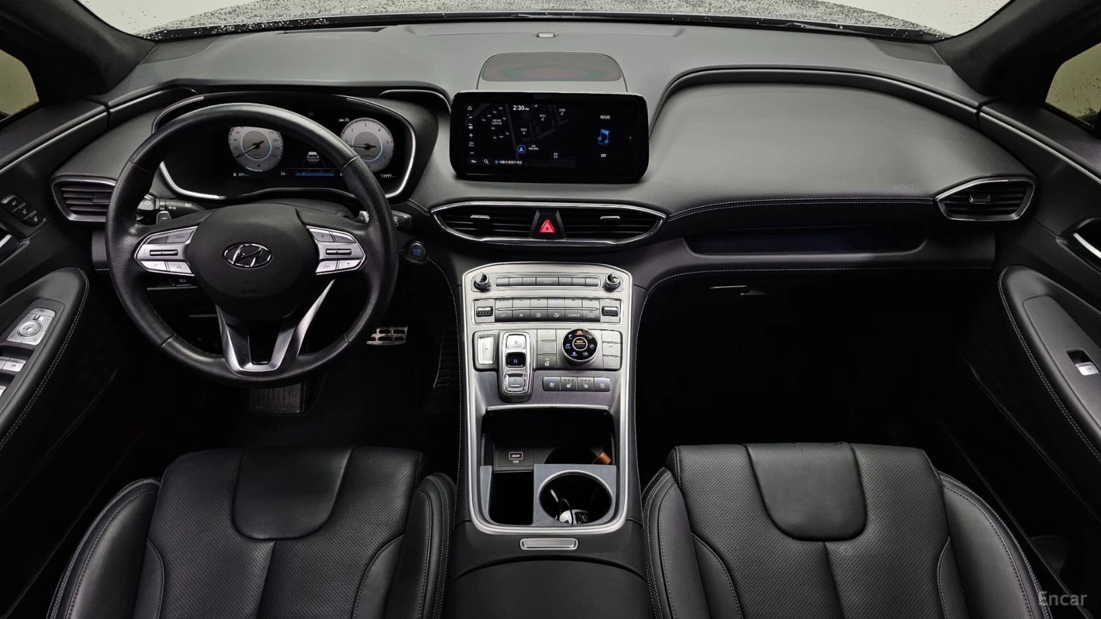 Hyundai Santa fe 2.2d* 4WD* CALLIGRAPHY* ПОДГРЕВ* ОБДУХВАНЕ* 360* H, снимка 6 - Автомобили и джипове - 55491982