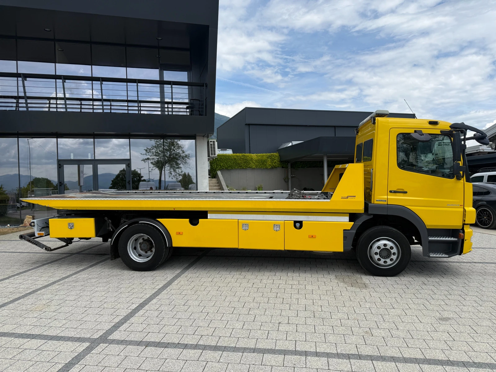 Mercedes-Benz Atego 1224L Euro 5 Специален Платформа 6.20м. Климатик , снимка 8 - Камиони - 54765357