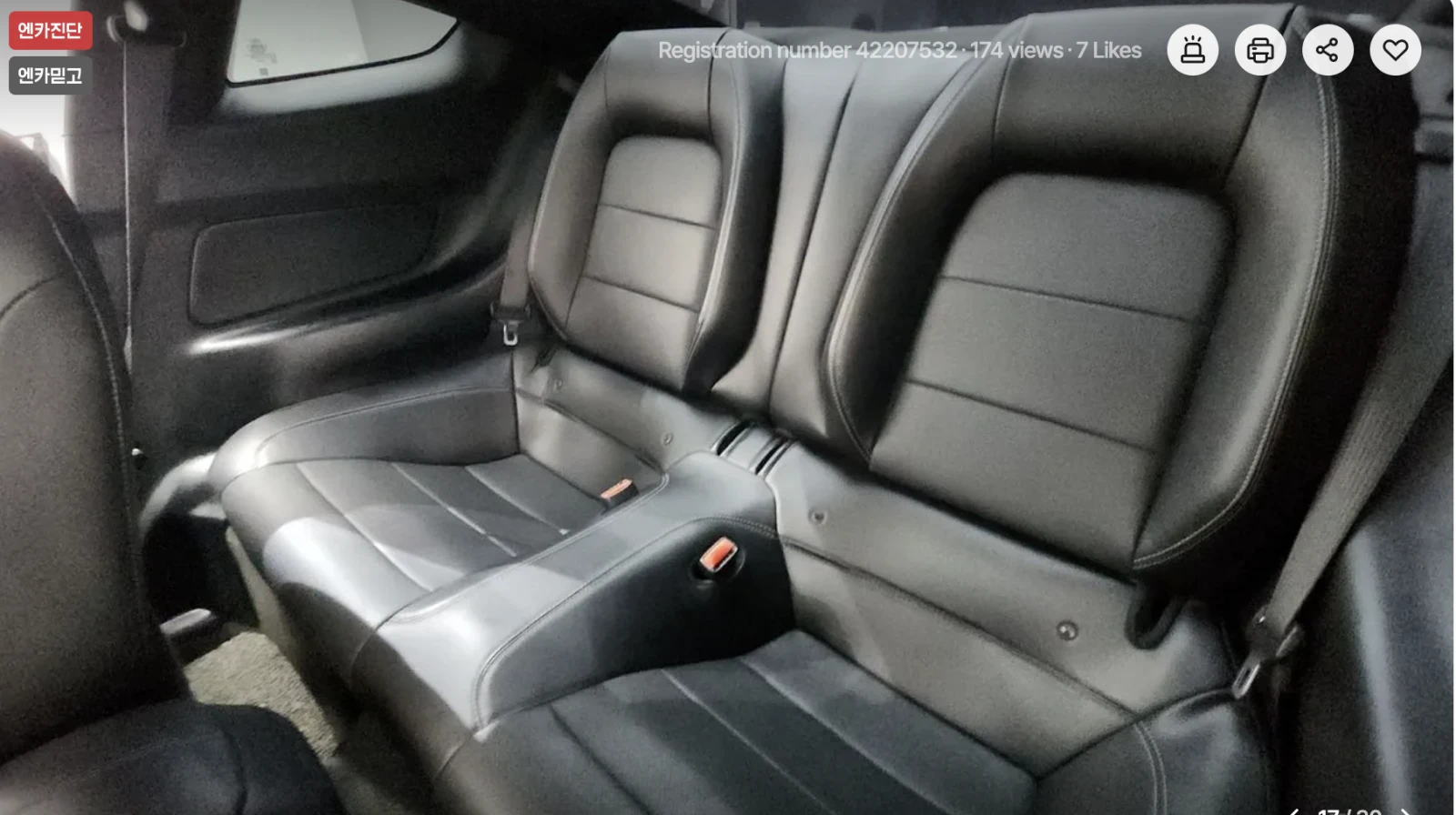 Ford Mustang GT* 5.0* V8* ПОДГРЕВ* ОБДУХВАНЕ* КАМЕРА* КЕЙЛЕС* , снимка 14 - Автомобили и джипове - 54982568