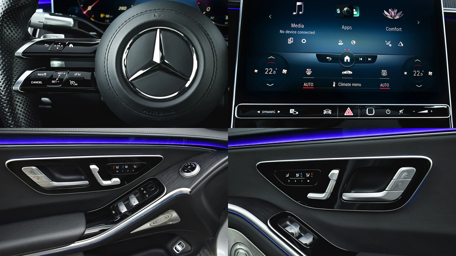 Mercedes-Benz S 350 d AMG Line 4MATIC, снимка 16 - Автомобили и джипове - 55321592