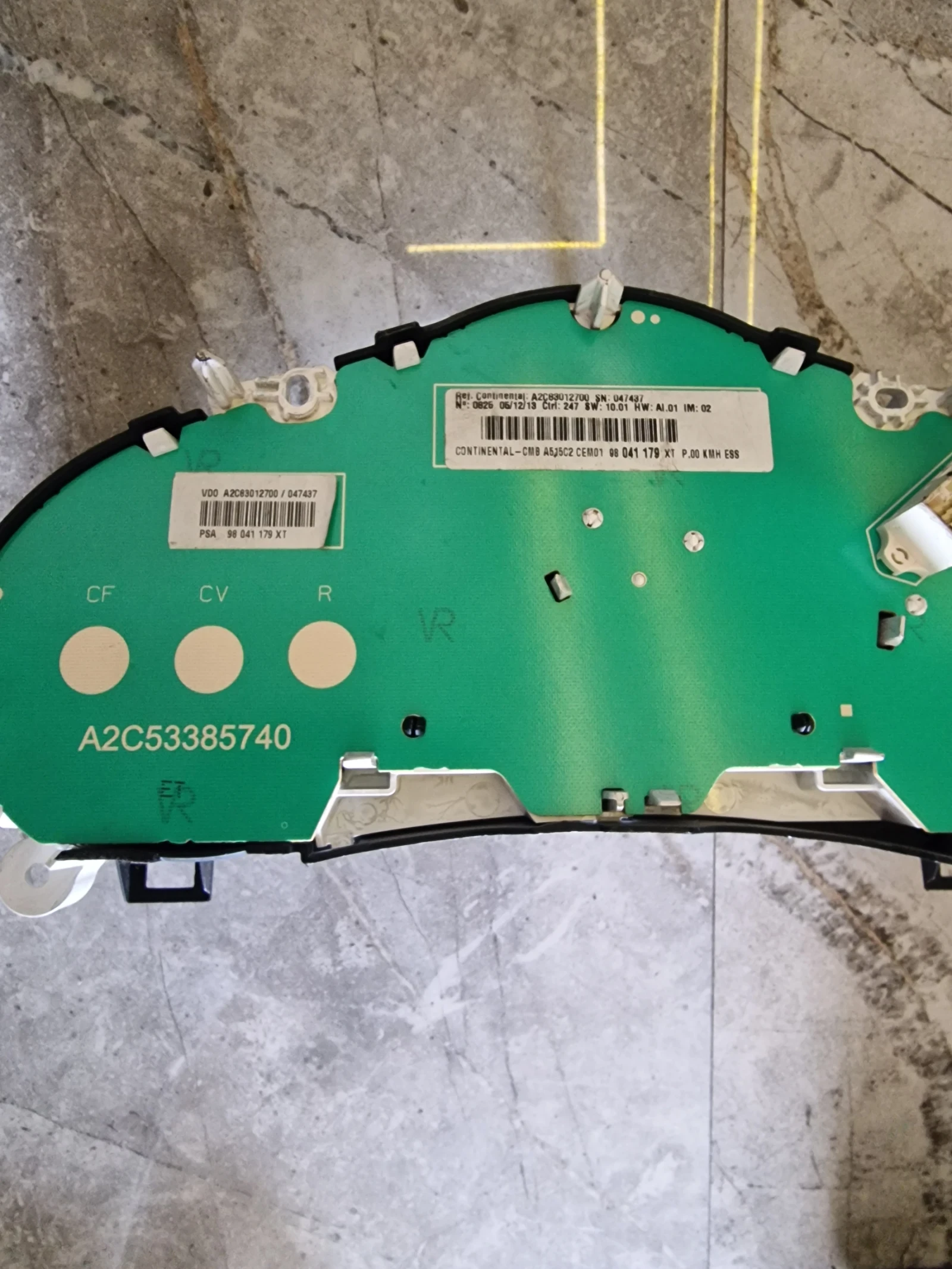 A2C53385740 A2C83012700 километраж за CITROEN C3, снимка 2 - Части - 53862054