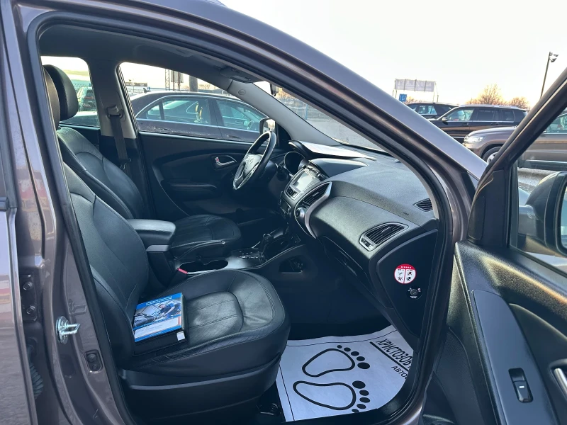 Hyundai IX35 2.0 CRDI, 4WD, 184к.с, Кожа, АВТОМАТ, НАВИ, ТОП!!!, снимка 14 - Автомобили и джипове - 52957375