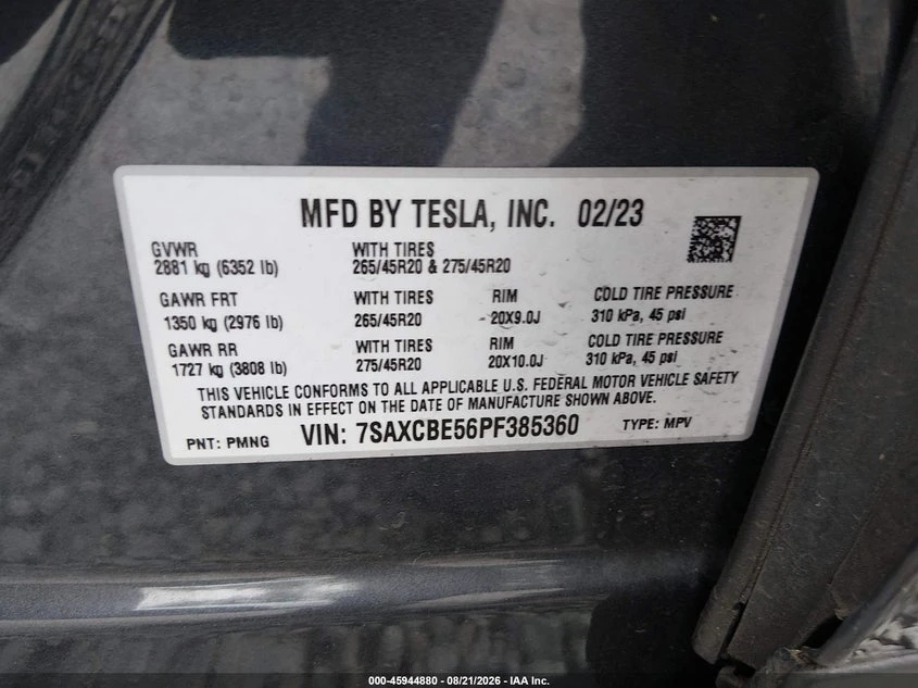 Tesla Model X Dual Motor All-Wheel Drive/Standard Range, снимка 9 - Автомобили и джипове - 55893731