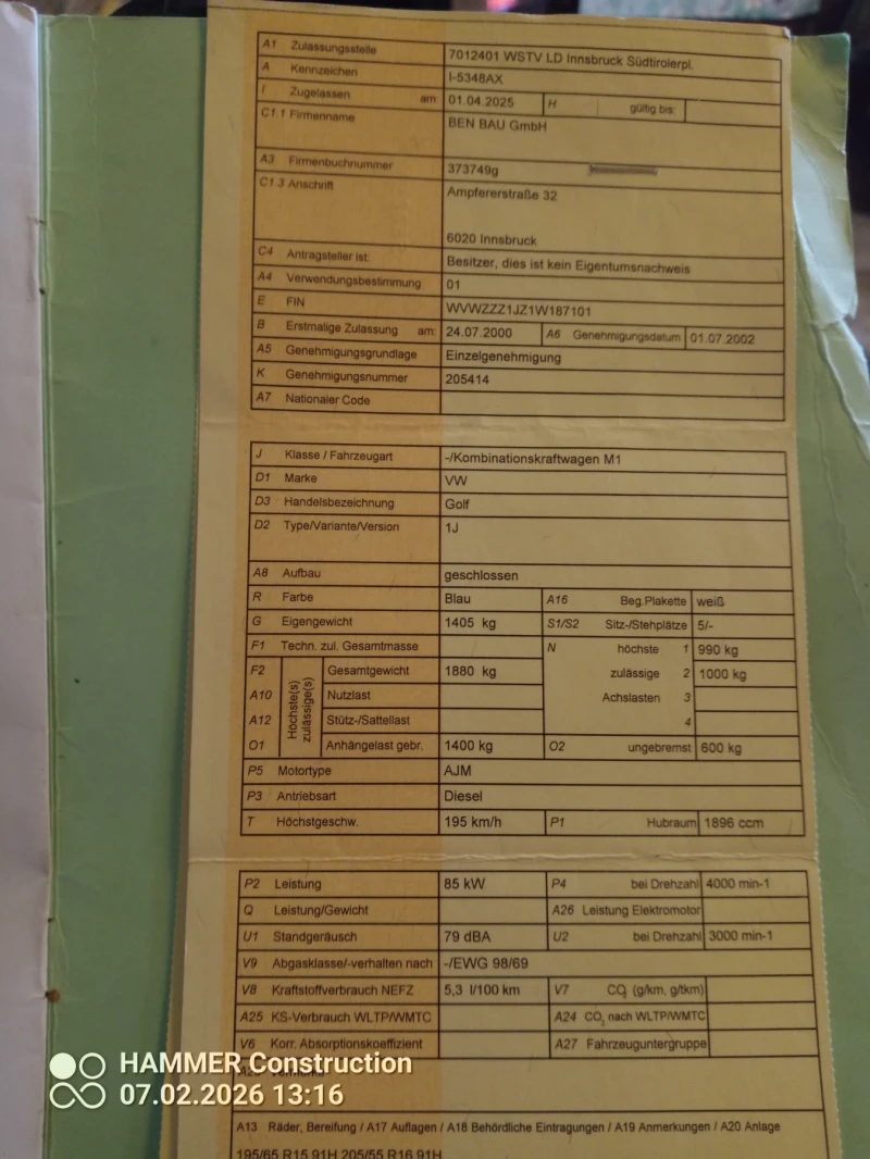 VW Golf 1, 9tdi, снимка 13 - Автомобили и джипове - 53433671