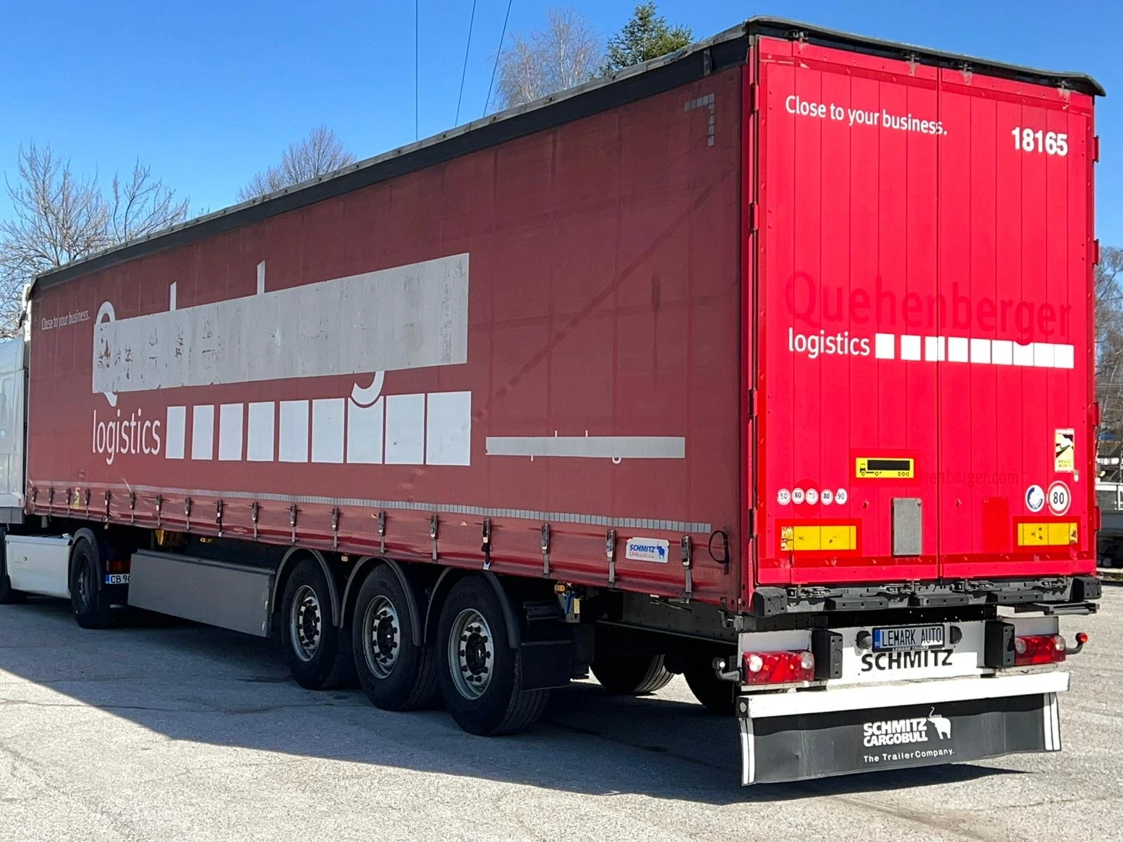 Полуремарке Schmitz SCS 24 EN 12 642-XL CODE WABCO ПОДЦИНКОВАНО ШАСИ, снимка 2 - Ремаркета - 55976112