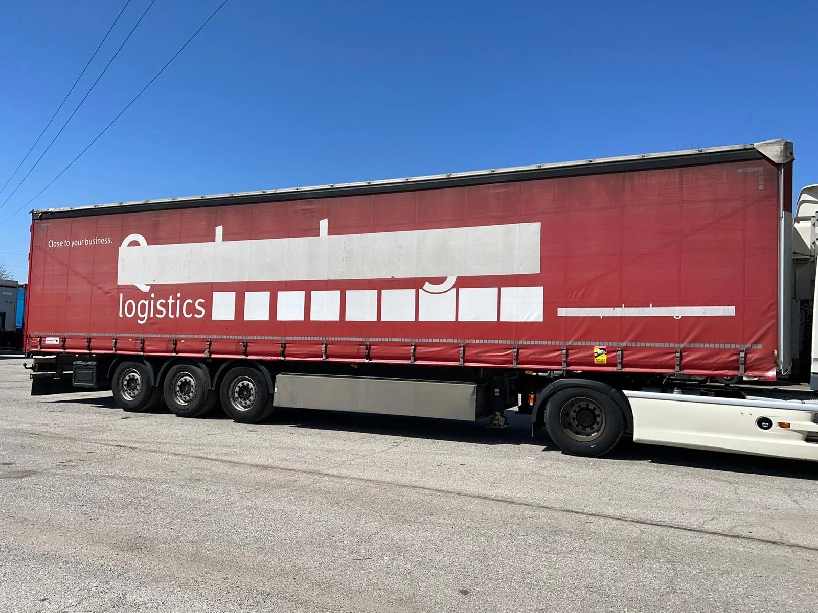 Полуремарке Schmitz SCS 24 EN 12 642-XL CODE WABCO ПОДЦИНКОВАНО ШАСИ, снимка 4 - Ремаркета - 55976112