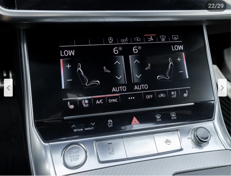 Audi A7 3.0T* MATRIX* BANG* OLUFSEN* ОБДУХВАНЕ* 360КАМЕРА*, снимка 9 - Автомобили и джипове - 52509921