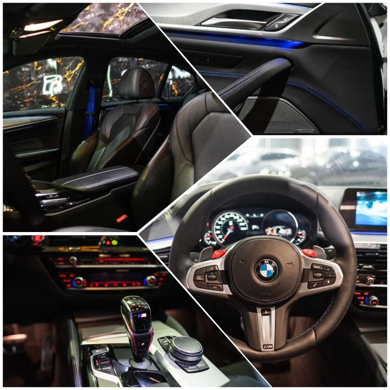 BMW 550 I FULL M5 COMPETITION PACK FACELIFT ЛИЗИНГ 100%, снимка 16 - Автомобили и джипове - 52569106