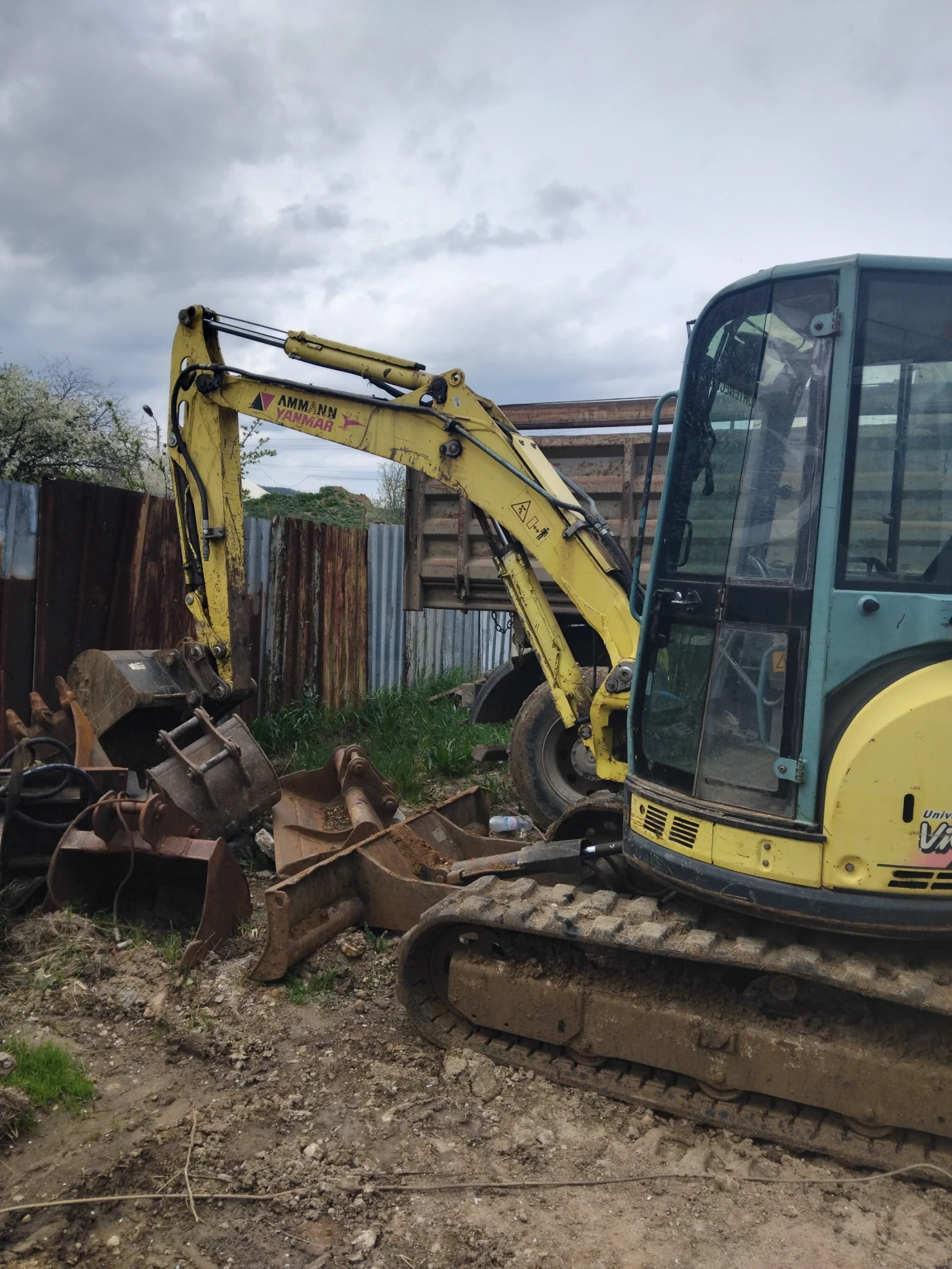 Багер Yanmar Vio 57, снимка 3 - Индустриална техника - 54259510