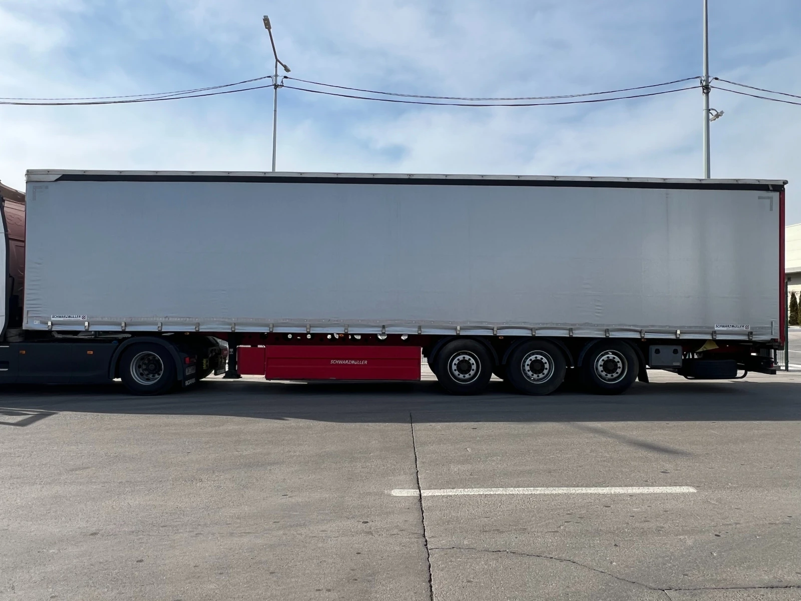 Полуремарке Schwarzmuller 5790 кг, 2 броя, BPW, снимка 8 - Ремаркета - 53724127