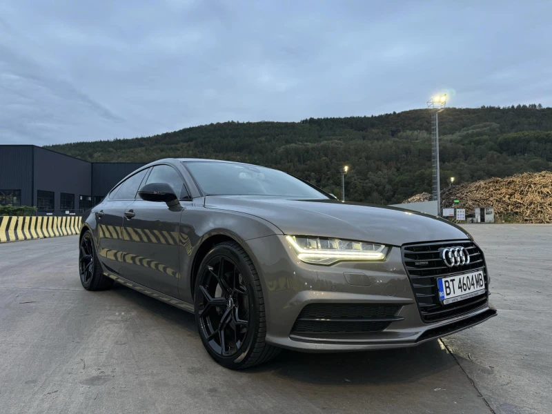 Audi A7 ФЕЙСЛИФТ, ВАКУУМ, ХЕД ЪП, ПОДГРЕВ И ОБДУХВНЕ, снимка 2 - Автомобили и джипове - 47325030