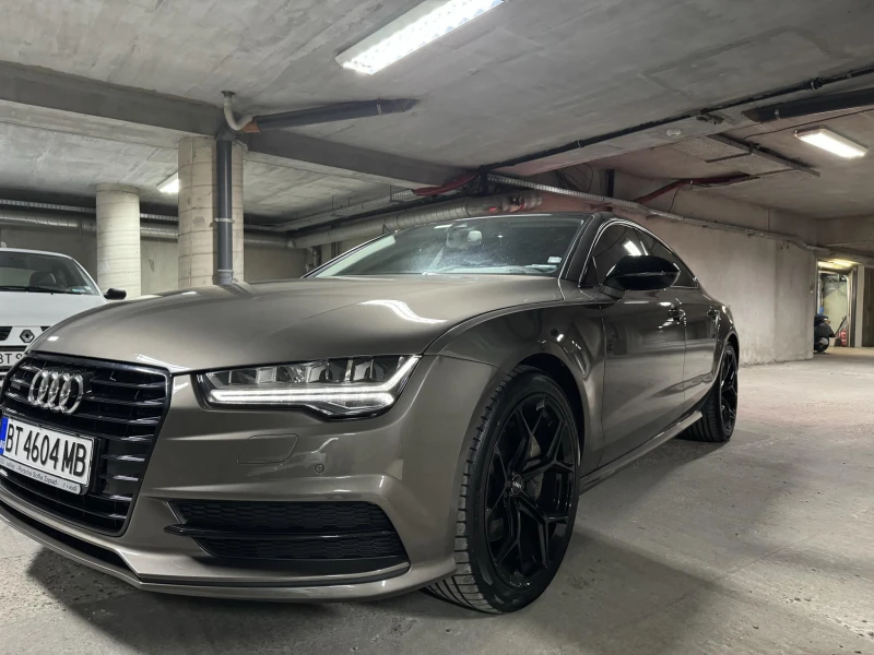 Audi A7 ФЕЙСЛИФТ, ВАКУУМ, ХЕД ЪП, ПОДГРЕВ И ОБДУХВНЕ, снимка 6 - Автомобили и джипове - 47325030