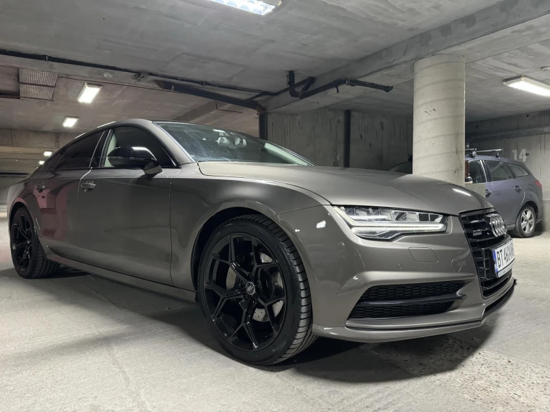 Audi A7 ФЕЙСЛИФТ, ВАКУУМ, ХЕД ЪП, ПОДГРЕВ И ОБДУХВНЕ, снимка 7 - Автомобили и джипове - 47325030