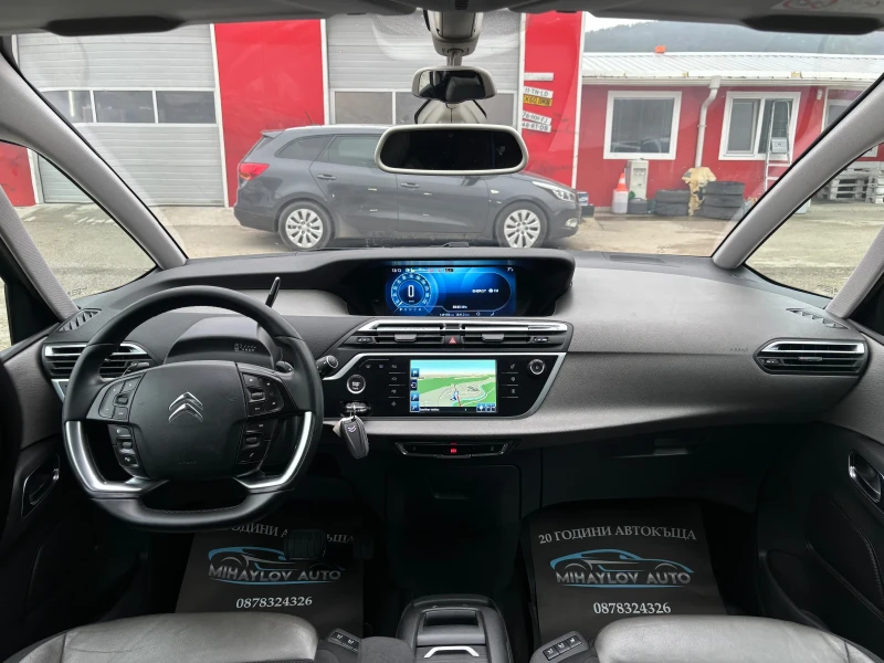 Citroen C4 Picasso 2.0HDI 150 000km/7места/360КАМЕРИ/AVTOMAT/LED/NAVI, снимка 11 - Автомобили и джипове - 52884583