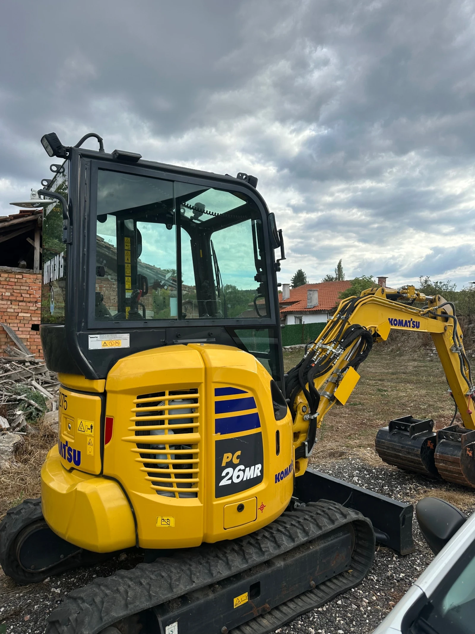 Багер Komatsu PC26 MR-5, снимка 10 - Индустриална техника - 56426050