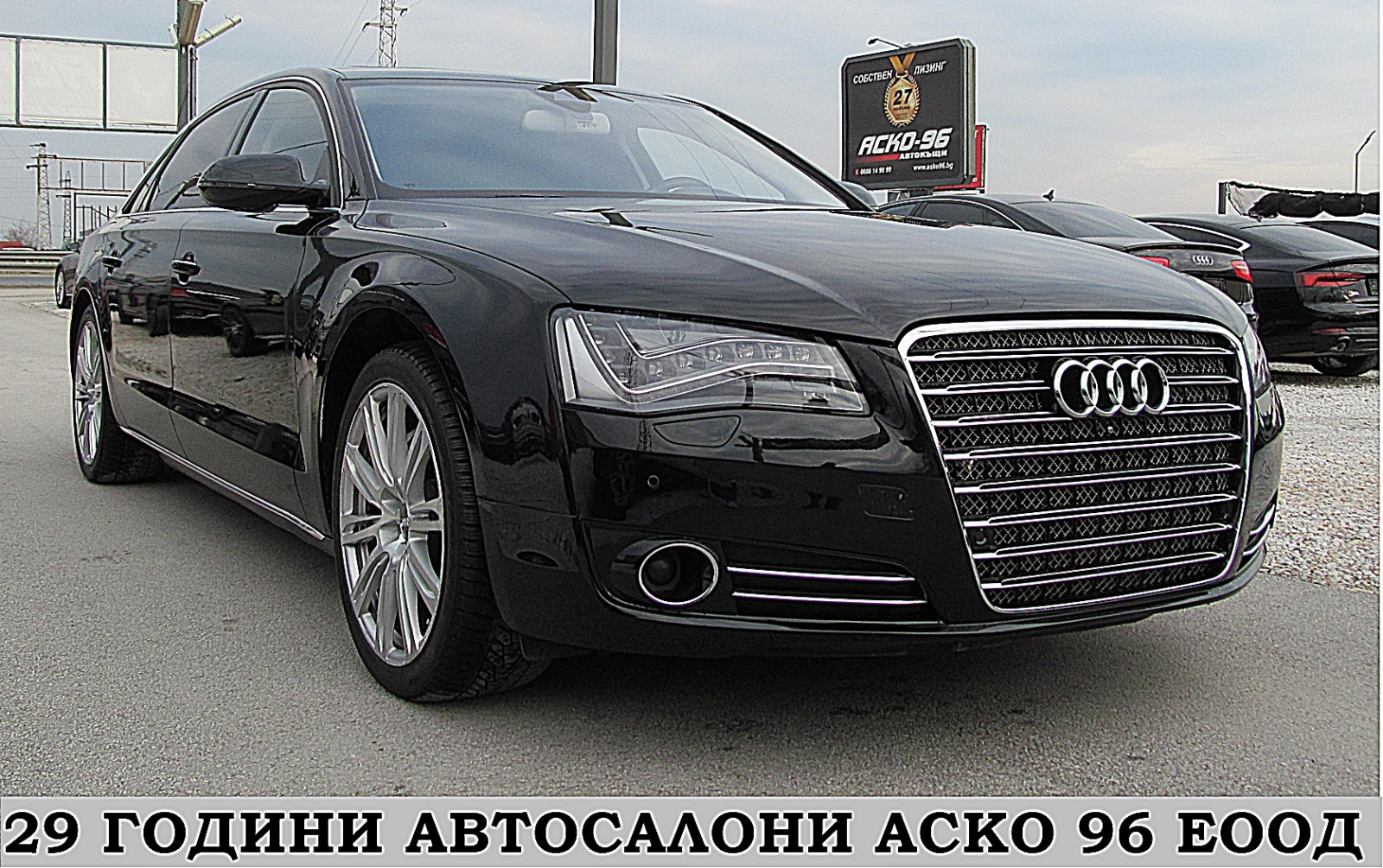 Audi A8 LONG/FUL LED/2xTV/PANORAMA/БИЗНЕС КЛАСА ЛИЗИНГ - изображение 3