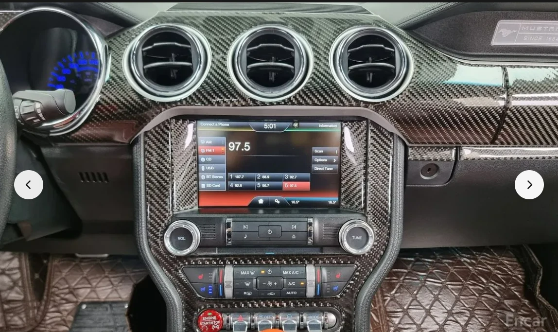 Ford Mustang 5.0 GT* КОЖА* NAVI* ОБДУХВАНЕ* ПОДГРЕВ* , снимка 12 - Автомобили и джипове - 53787553