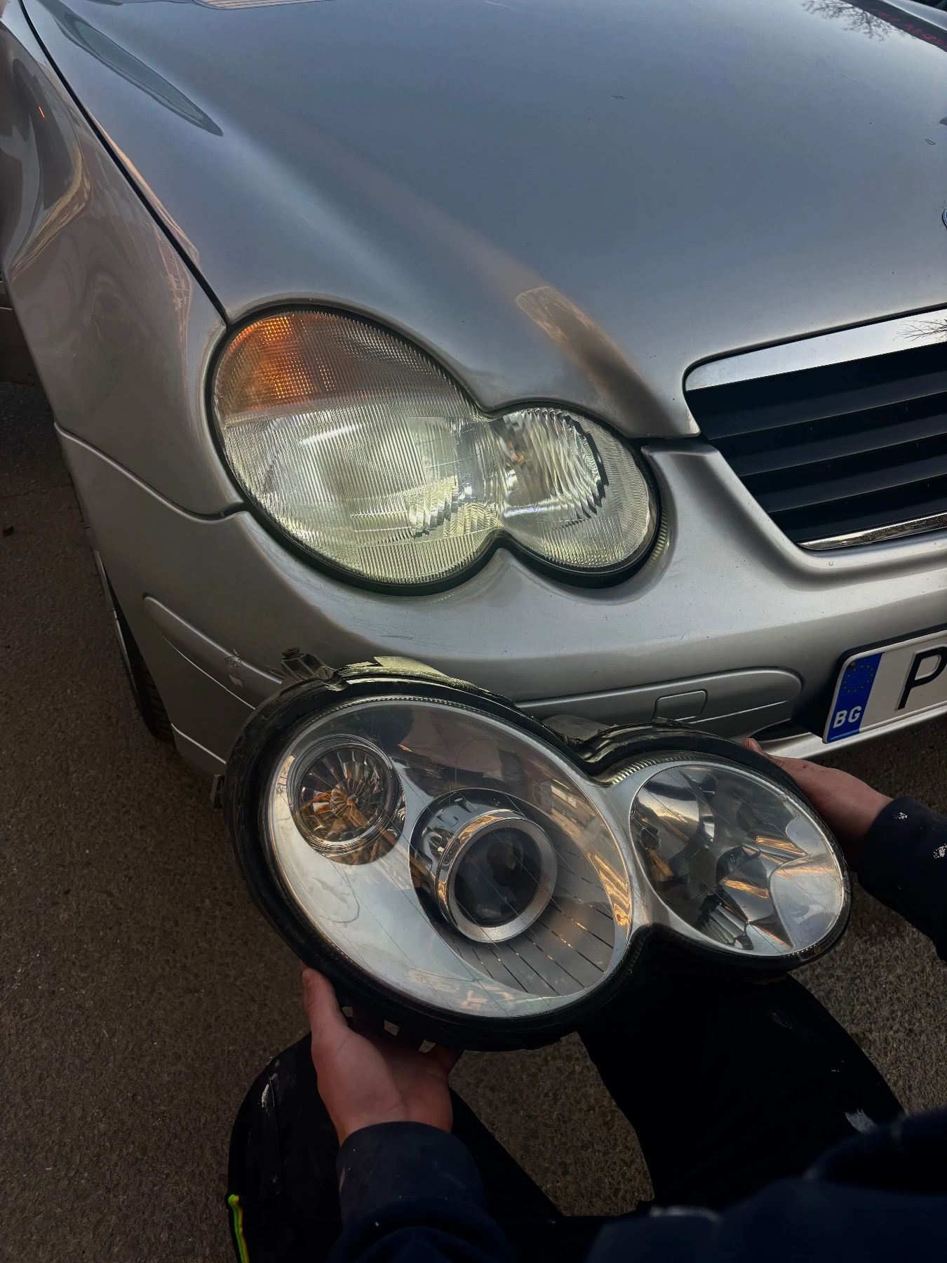Mercedes-Benz C 200 Преправена , снимка 11 - Автомобили и джипове - 54059538