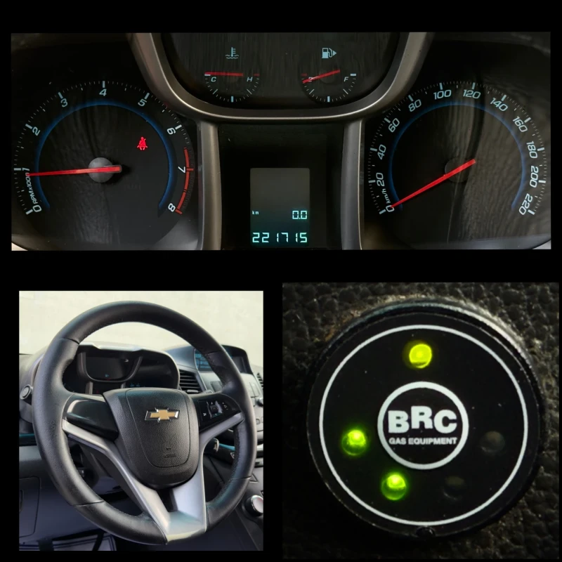 Chevrolet Orlando 1.8i LPG 7местен, снимка 14 - Автомобили и джипове - 50631314