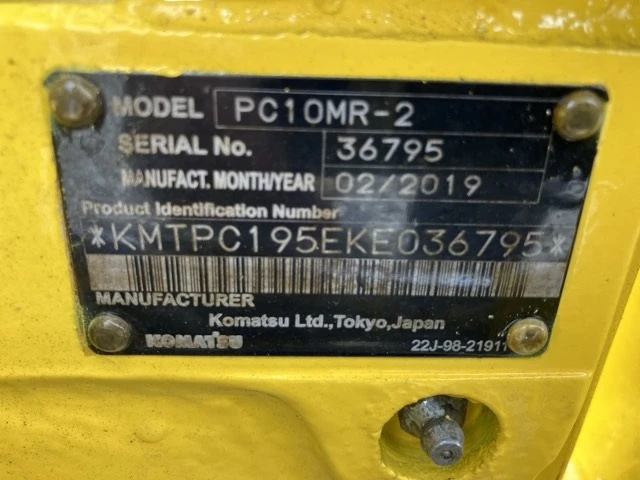 Багер Komatsu PC10MR-2 РАЗШИРЯЕМИ ВЕРИГИ - ОЧАКВАН 06.06.2026, снимка 11 - Индустриална техника - 53611782
