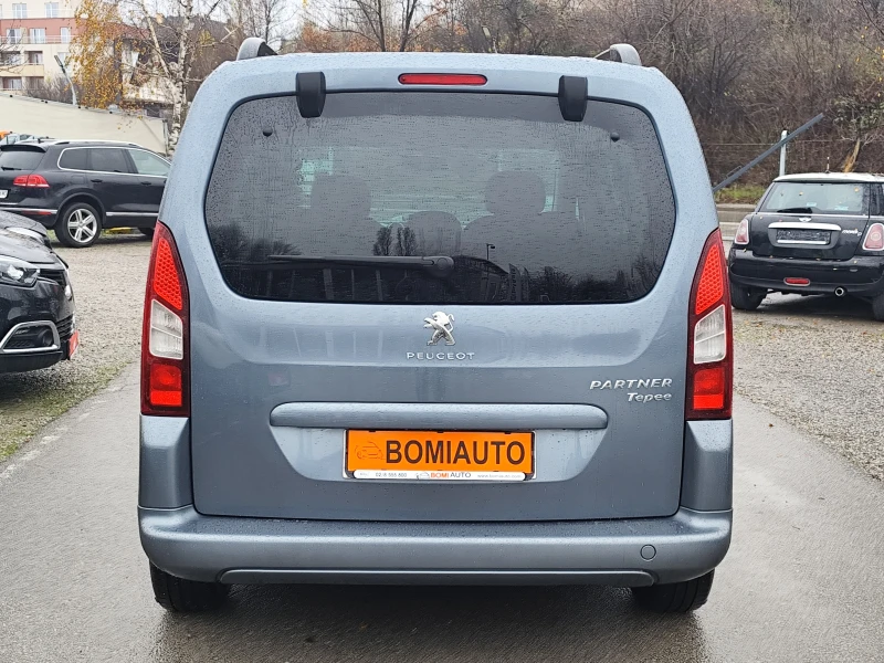 Peugeot Partner TEPEE* 1.6HDi* Klimatronik* LED* EU05B* 5 МЕСТА, снимка 5 - Автомобили и джипове - 52584058