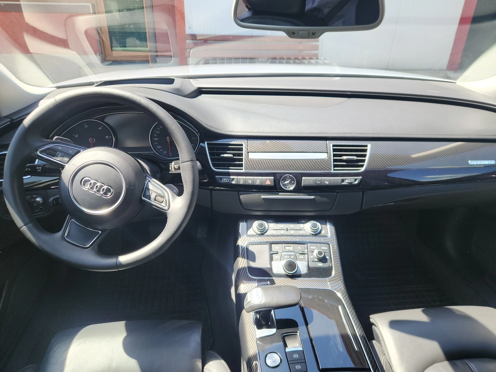 Audi A8 4.2tdi Карбон, Чисто нови дискове | Mobile.bg — изображение 13