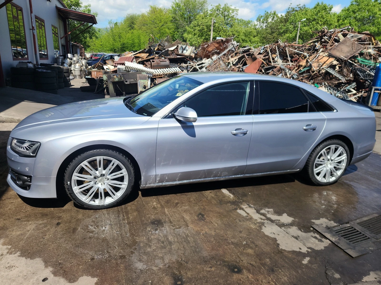 Audi A8 4.2tdi Карбон, Чисто нови дискове - изображение 5