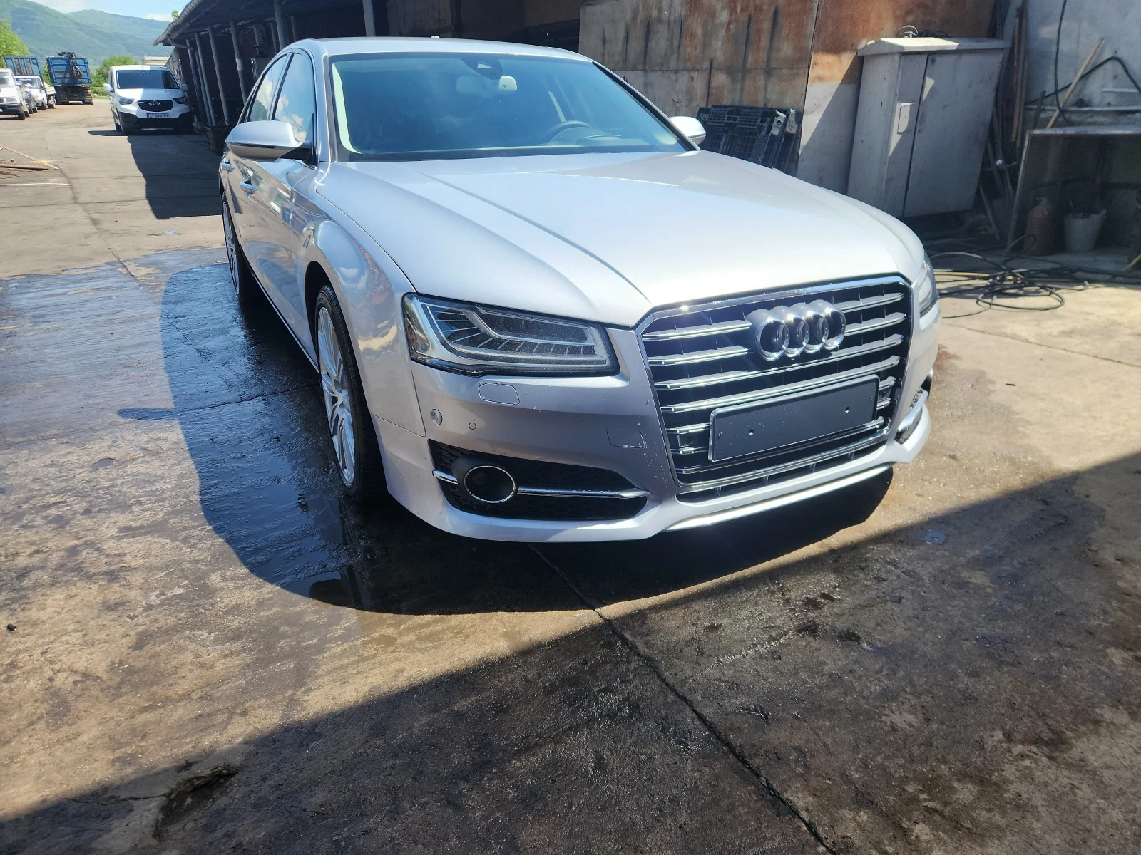 Audi A8 4.2tdi Карбон, Чисто нови дискове | Mobile.bg — изображение 11