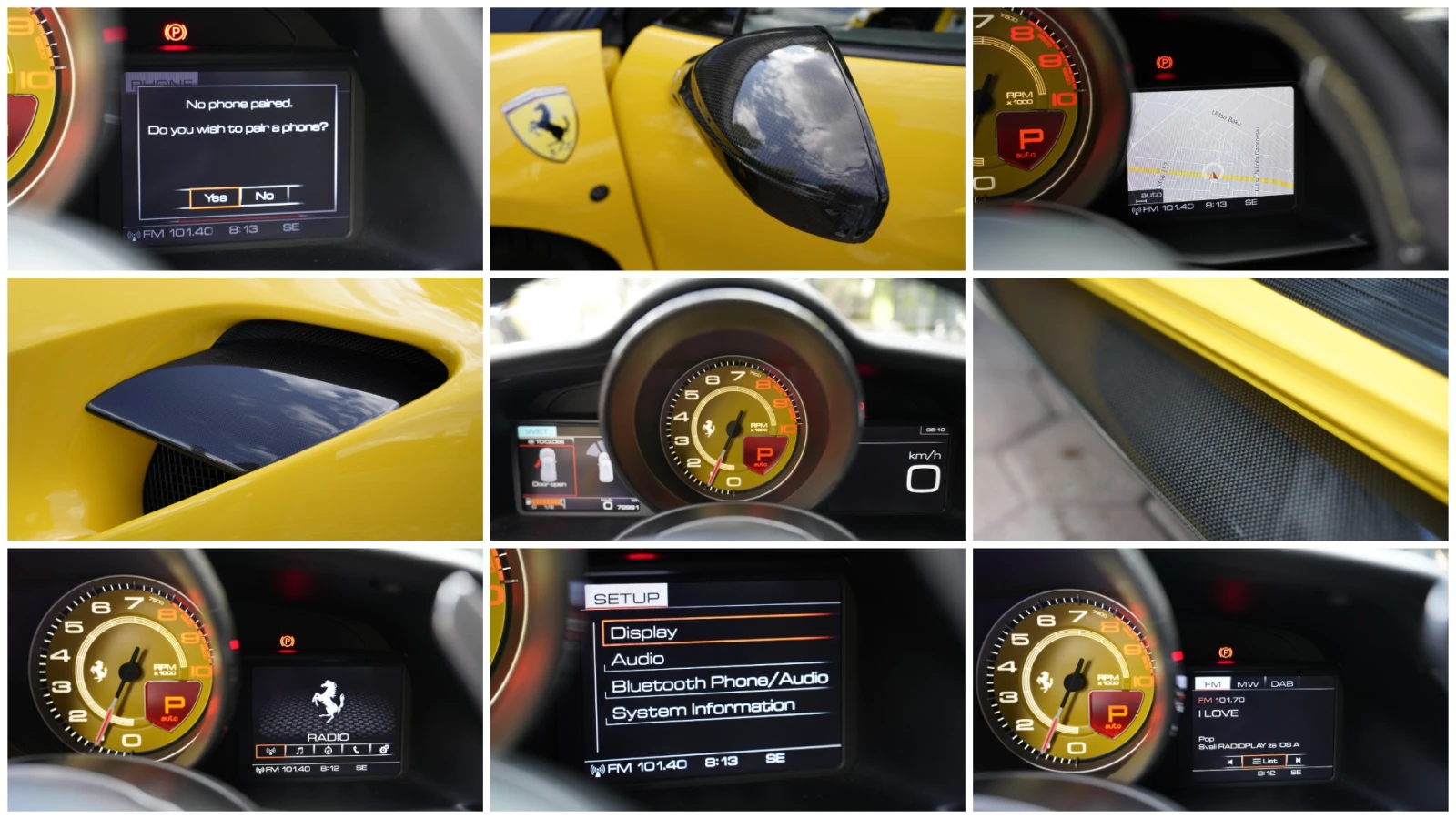 Ferrari 488 GTB 3.9 V8 BiTurbo Carbon Package AKRAPOVIC, снимка 13 - Автомобили и джипове - 55277175