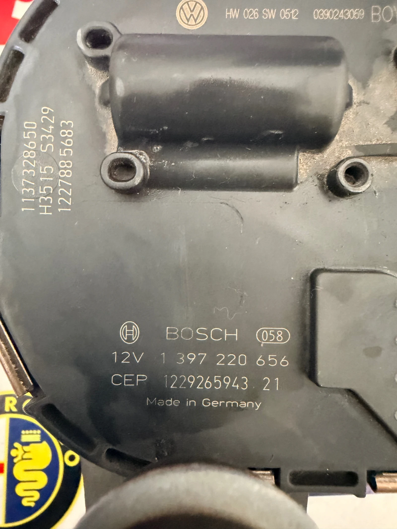 1T1955119A Моторче с механизъм предни чистачки VW TOURAN 2010-2015 1379220656 1T1955023A , снимка 3 - Части - 54179378