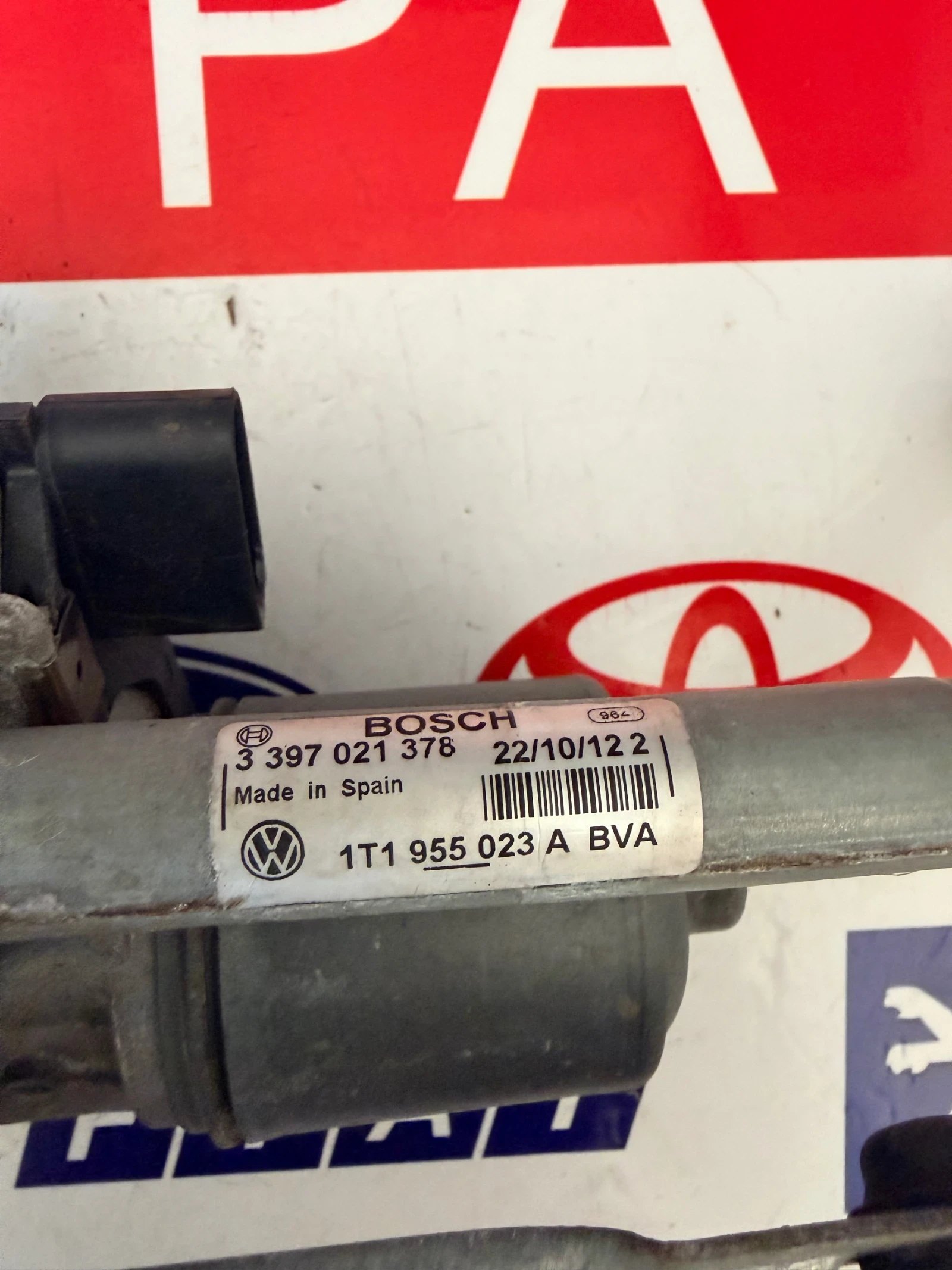 1T1955119A Моторче с механизъм предни чистачки VW TOURAN 2010-2015 1379220656 1T1955023A , снимка 6 - Части - 54179378