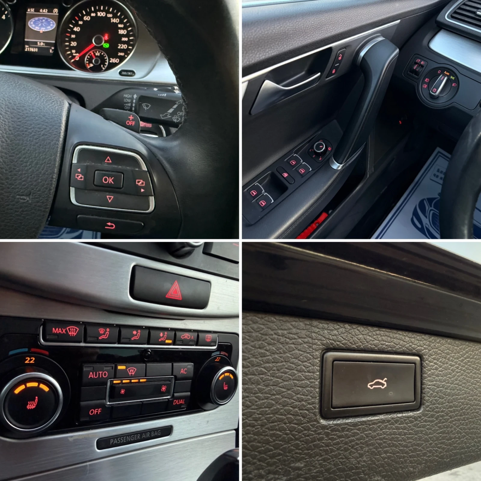 VW Passat 2.0TDI DSG 170кс Перфектен!, снимка 13 - Автомобили и джипове - 53637979