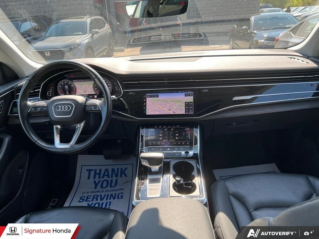 Audi Q8 55 TFSI* DISTRONIC* 360 КАМЕРИ* ОБДУХВАНЕ* ПАНОРАМ, снимка 9 - Автомобили и джипове - 54778713