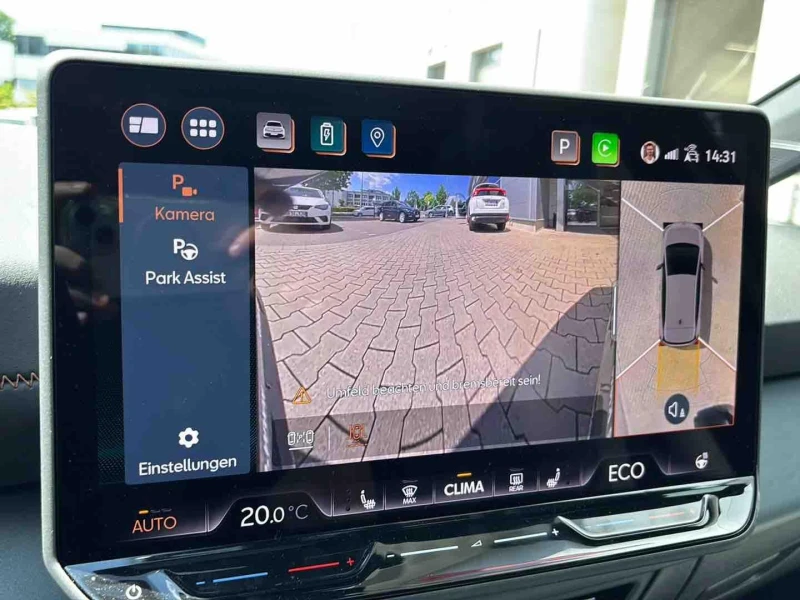 Cupra Born VZ/326HP/PANO/HEAD-UP/AMBI/360/CARPLAY/179f, снимка 13 - Автомобили и джипове - 50685574