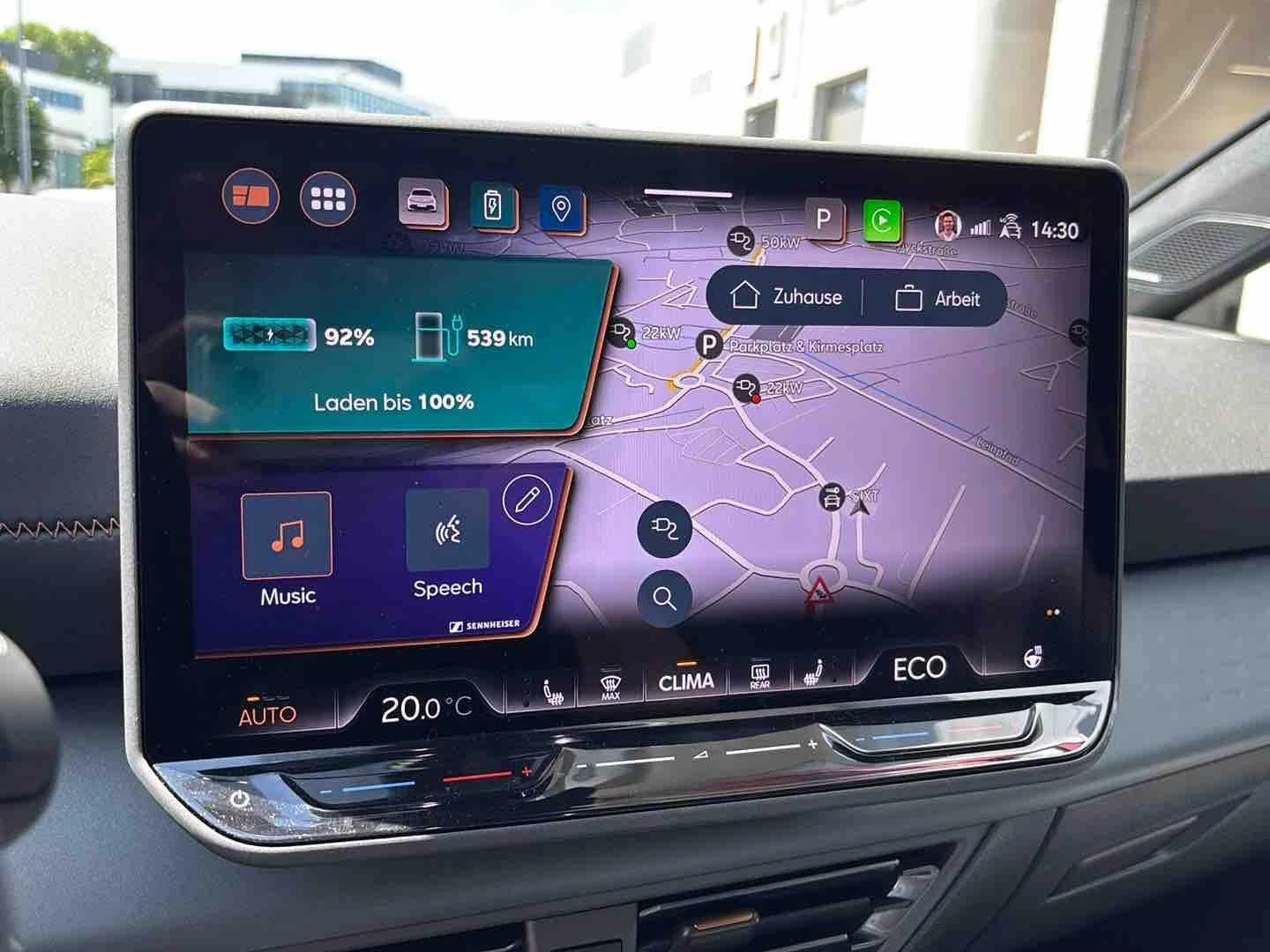 Cupra Born VZ/326HP/PANO/HEAD-UP/AMBI/360/CARPLAY/179f | Mobile.bg   14