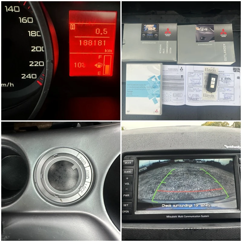 Mitsubishi Outlander 2.2DI-D 156kc NAVI 7MESTA FULLL | Mobile.bg   11