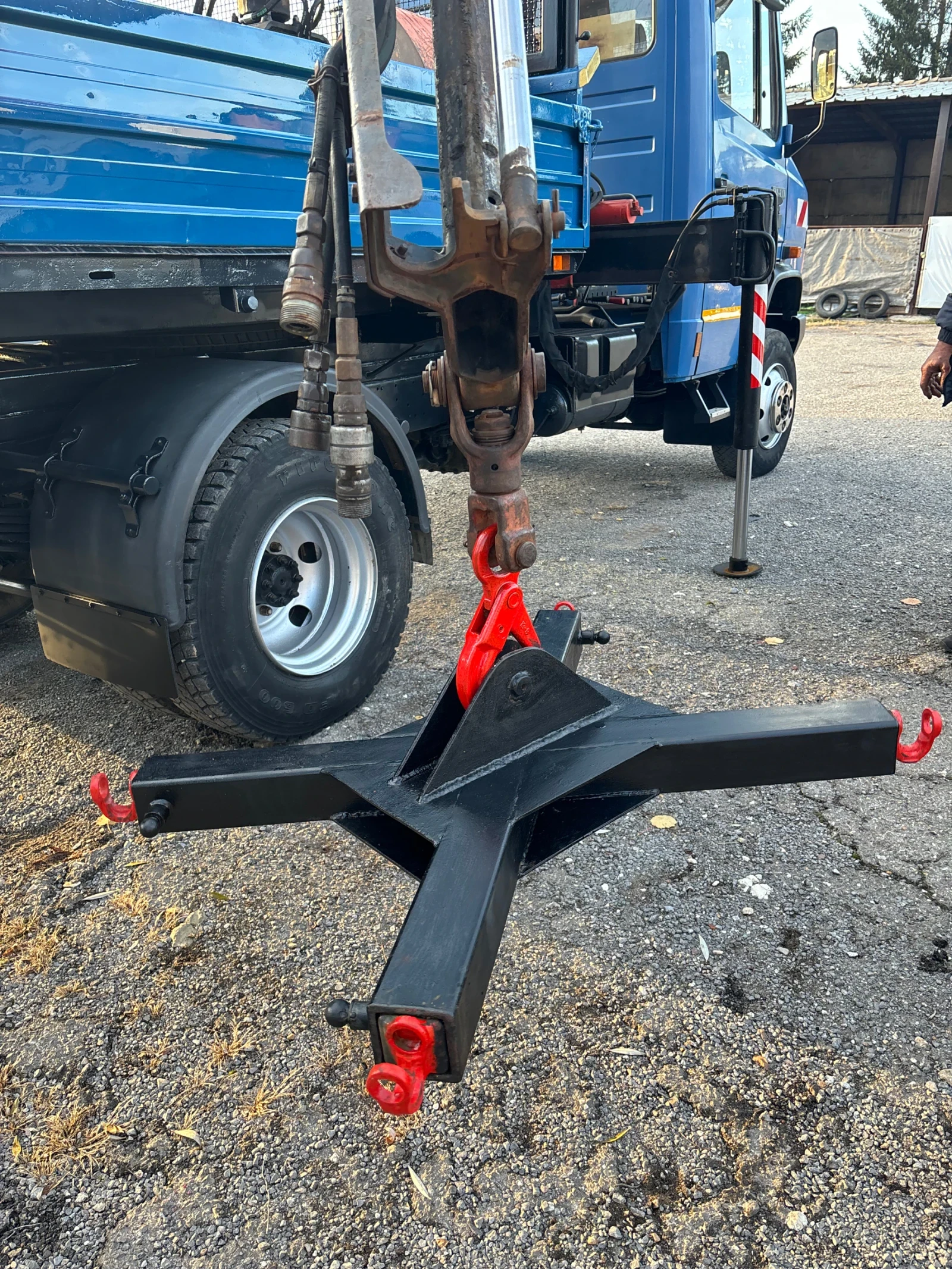 Mercedes-Benz 814d 4х4 САМОСВАЛ С КРАН - изображение 10