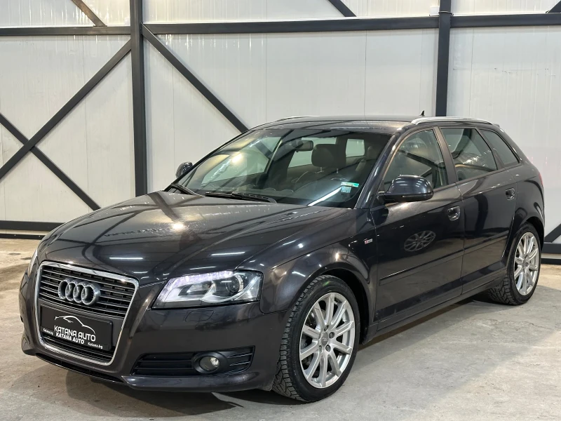 Audi A3 2.0TDI/S-LINE/КОЖА/ПОДГРЕВ/LED/AUX, снимка 1 - Автомобили и джипове - 47669706