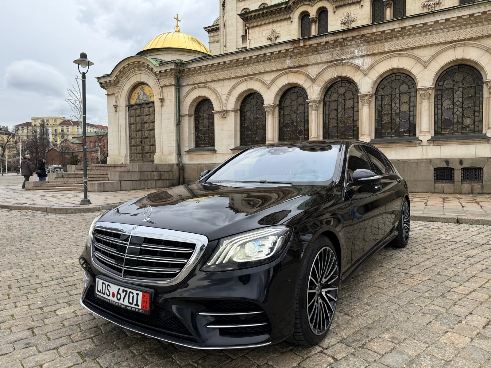 Mercedes-Benz S 400  Long* 4M* AMG* Pano* 360* Head-up* Лизинг, снимка 1