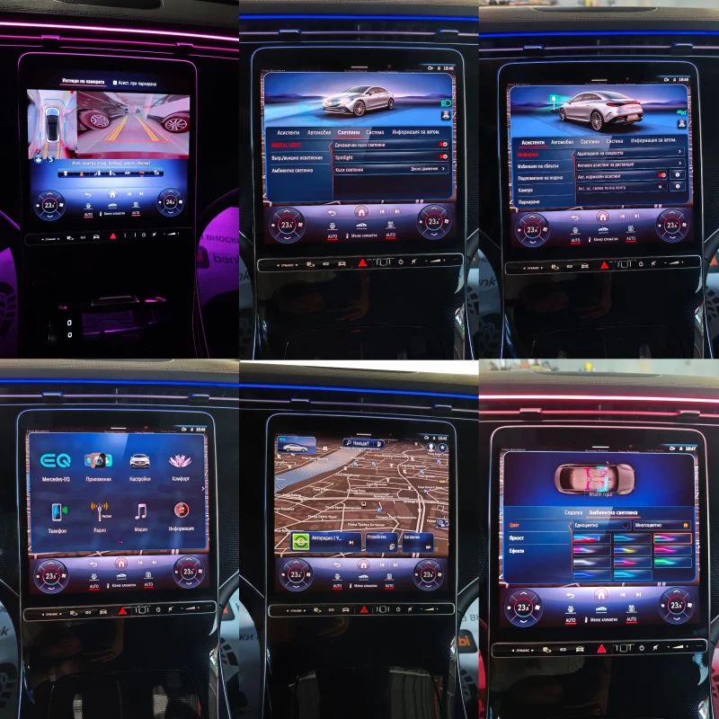 Mercedes-Benz EQE 350+ AMG, АМБИЕНТ, ДИСТРОНИК, 360 КАМЕРИ, ФУЛЛ! , снимка 12 - Автомобили и джипове - 51623559