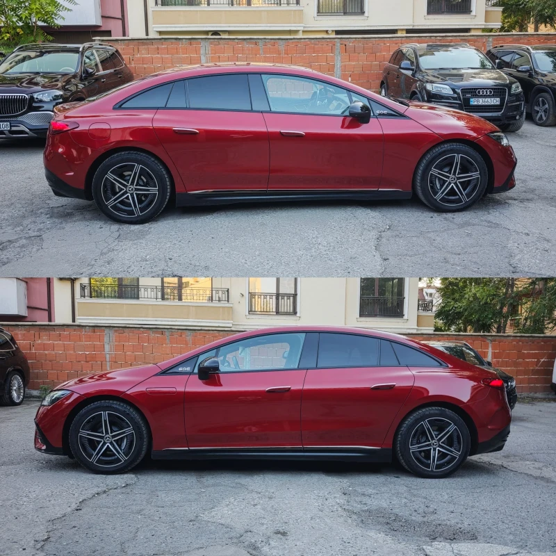 Mercedes-Benz EQE 350+ AMG, АМБИЕНТ, ДИСТРОНИК, 360 КАМЕРИ, ФУЛЛ! , снимка 3 - Автомобили и джипове - 51623559