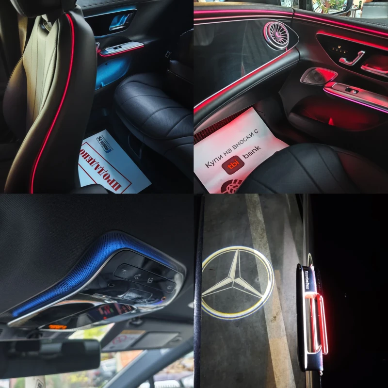 Mercedes-Benz EQE 350+ AMG, АМБИЕНТ, ДИСТРОНИК, 360 КАМЕРИ, ФУЛЛ! , снимка 9 - Автомобили и джипове - 51623559