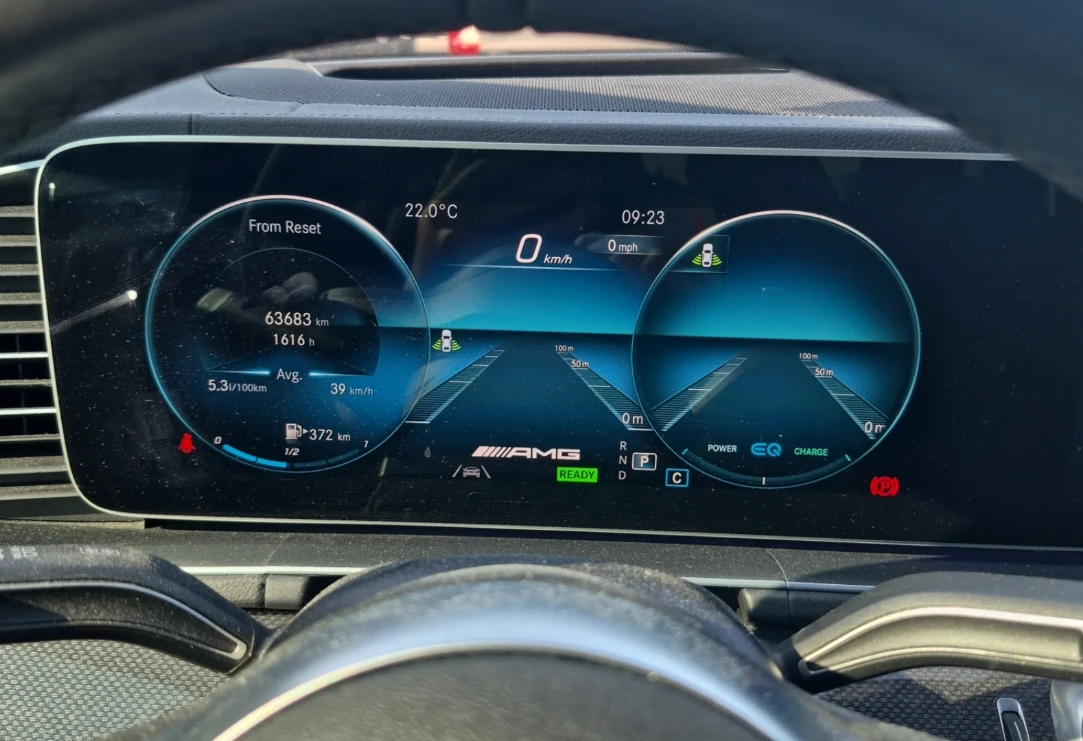 Mercedes-Benz GLE 53 4MATIC * Burmester* Pano* Подгрев* Blind Spot* , снимка 8 - Автомобили и джипове - 55433411