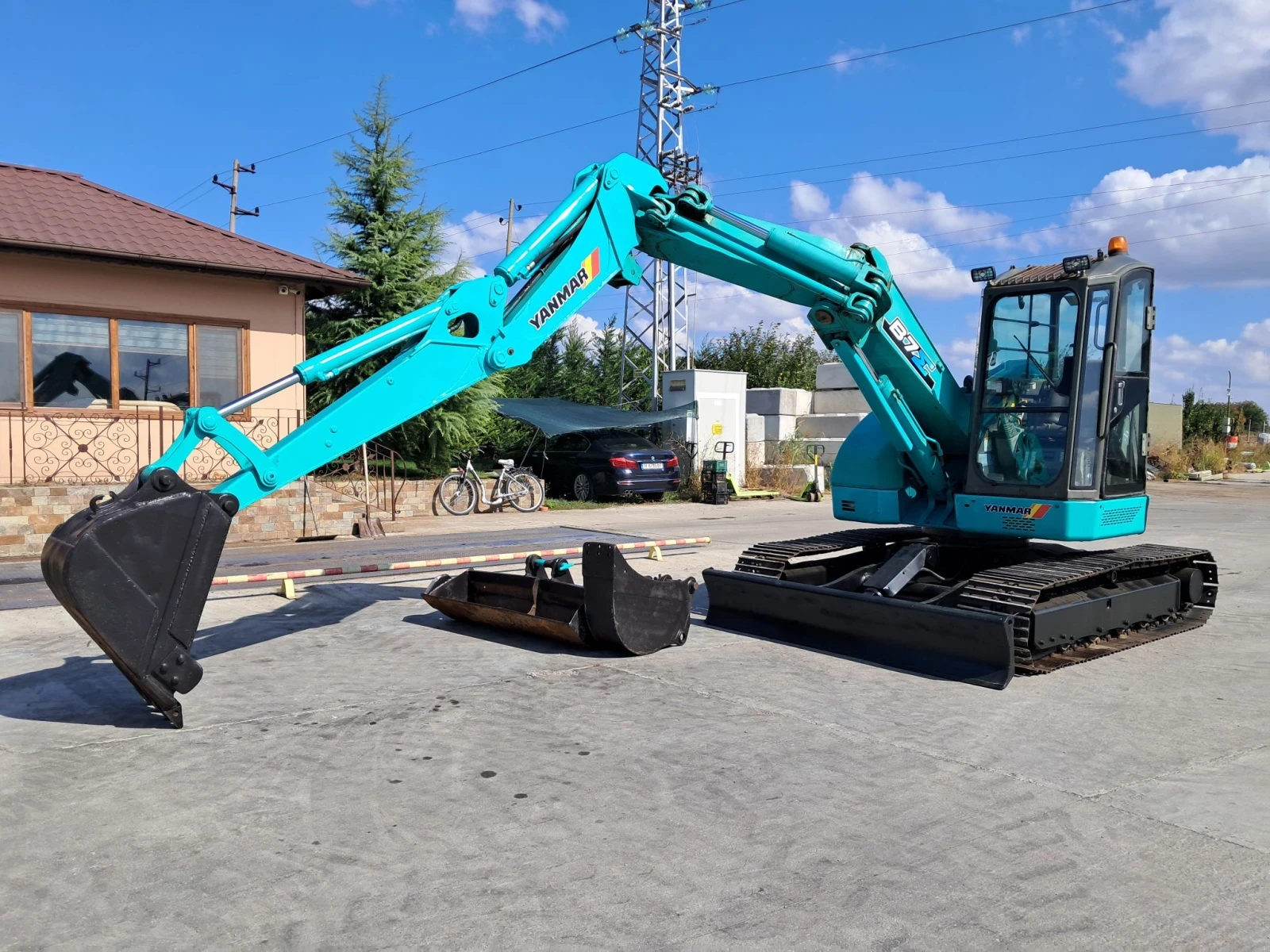 Багер Yanmar В7-8Т., снимка 5 - Индустриална техника - 56311292