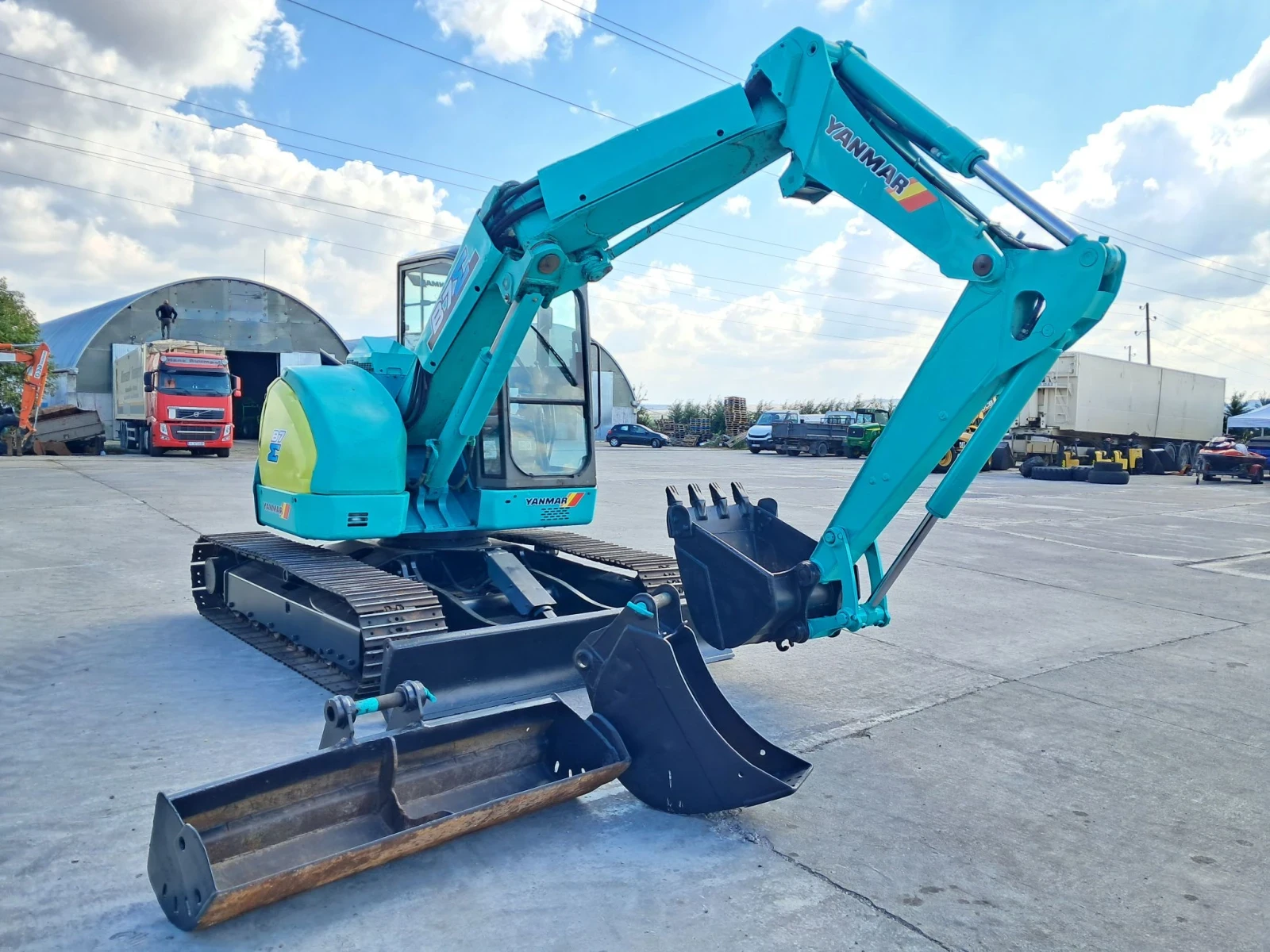 Багер Yanmar В7-8Т., снимка 4 - Индустриална техника - 56311292