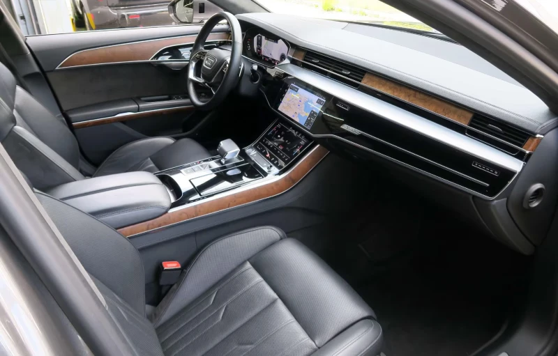 Audi A8 50TDI/LONG/286HP/QUATTRO/MASSAGE/LASER/AIR/565f, снимка 10 - Автомобили и джипове - 51341340