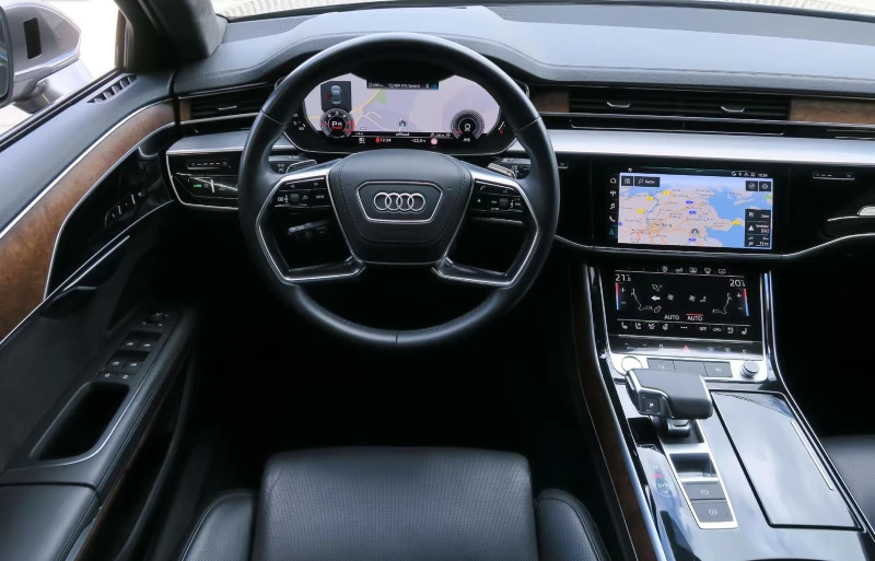 Audi A8 50TDI/LONG/286HP/QUATTRO/MASSAGE/LASER/AIR/565f, снимка 8 - Автомобили и джипове - 51341340